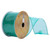VIC-Q201753 - 2.5x10yd Teal Transparent PVC Ribbon - Vickerman