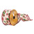 VIC-Q214639 - 2.5"x10yd Cream Pinecone Holly Ribbon - Vickerman