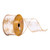VIC-Q214863 - 2.5"x10yd Clear PVC Gold Snowflake Ribbn - Vickerman