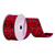 VIC-Q215035 - 2.5"x10yd Red Leopard Print Ribbon - Vickerman