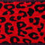 VIC-Q215035 - 2.5"x10yd Red Leopard Print Ribbon - Vickerman