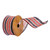 VIC-Q221156 - 2.5"x10yd Orange Black Stripe Ribbon - Vickerman
