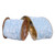 VIC-Q222181 - 4"x5yd Light Blue Crushed Velvet Ribbon - Vickerman