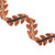 VIC-Q222971 - 2.5"x5yd Harvest Leaves Ribbon - Vickerman