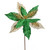 VIC-QG190104 - 13" Green Poinsettia Mesh Spray, 6-Pack - Vickerman