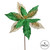 VIC-QG190104 - 13" Green Poinsettia Mesh Spray, 6-Pack - Vickerman
