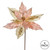 VIC-QG190158 - 13" Rose Gold Poinsettia Mesh Spray, 6-Pack - Vickerman