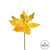 VIC-QG191008 - 12" Gold Poinsettia Spray, 6-Pack - Vickerman