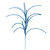 VIC-QG192412 - 29" Turquoise Glitter Harvest Spray, 6-Pack - Vickerman