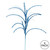VIC-QG192412 - 29" Turquoise Glitter Harvest Spray, 6-Pack - Vickerman