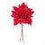 VIC-QG210103 - 17" Red Poinsettia Stem 12" Flower, 3-Pack - Vickerman