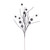VIC-QG220887 - 33" Pewter Ball/Coin Twig Spray, 6-Pack - Vickerman