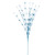 VIC-QG221912 - 36" Turquoise Berry Glitter Spray, 6-Pack - Vickerman