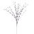 VIC-QG221987 - 36" Pewter Berry Glitter Spray, 6-Pack - Vickerman