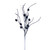 VIC-QG224031 - 32" Midnight Blue Cone Twig Glitter Spray, 6-Pack - Vickerman
