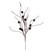 VIC-QG224075 - 32" Chocolate Cone Twig Glitter Spray, 6-Pack - Vickerman