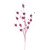 VIC-QG224679 - 33" Pink Star/Ball Glitter Spray, 6-Pack - Vickerman