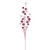 VIC-QG224754 - 32" Red/White Swirl Glitter Ball Spray, 4-Pack - Vickerman