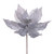 VIC-QG227907 - 11" Silver Glitter Mesh Poinsettia, 6-Pack - Vickerman