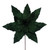 VIC-QG230974 - 14" Midnight Green Glitter Poinsettia, 6-Pack - Vickerman