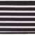 VIC-QR220954 - 2.5"x10yd Black Horizontal Stripe - Vickerman