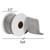 VIC-QR223022 - 2.5"x5yd Gray Glitter Dori Ribbon - Vickerman