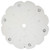VIC-QTX17541 - 60" Silver Flakes Collection Tree Skirt - Vickerman