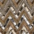 VIC-QTX201811 - 19" White Chevron Sequin Stocking - Vickerman