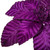 VIC-RG223166 - 22" Purple Velvet Glitter Poinsettia, 6-Pack - Vickerman