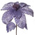VIC-RG223186 - 22" Lavender Velv Glitter Poinsettia, 6-Pack - Vickerman