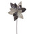VIC-RG230187 - 21.5" Pewter Poinsettia 11" Flower, 6-Pack - Vickerman
