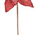 VIC-RG231103 - 21.5" Red Sequin Poinsettia 11" Flower, 6-Pack - Vickerman