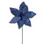 VIC-RG231131 - 21.5" Midnight Blue Sequin Poinsettia, 6-Pack - Vickerman