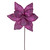 VIC-RG231159 - 21.5" Hot Pink Sequin Poinsettia, 6-Pack - Vickerman