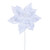 VIC-RG232711 - 21.5" White Poinsettia 12" Flower, 6-Pack - Vickerman