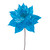 VIC-RG232712 - 21.5" Turquoise Poinsettia 12" Flower, 6-Pack - Vickerman