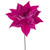 VIC-RG232759 - 21.5" Hot Pink Poinsettia 12" Flower, 6-Pack - Vickerman