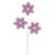 VIC-RG233203 - 26.5" Red Snowflake Spray, 6-Pack - Vickerman