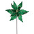 VIC-RG234974 - 21.5" Midnight Green Poinsettia 12" Flower, 6-Pack - Vickerman