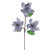 VIC-RG241707 - 26" Silver Velvet Trio Razor 6" Flower, 3-Pack - Vickerman