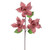 VIC-RG241758 - 26" Rose Gold Velvet Trio 6" Flower, 3-Pack - Vickerman
