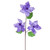 VIC-RG241786 - 26" Lavender Velvet Trio 6" Flower, 3-Pack - Vickerman