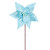 VIC-RG241932 - 20" Baby Blue Iridescent 10" Flower, 3-Pack - Vickerman