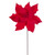 VIC-RG242903 - 20" Red Velvet Razor 12" Flower, 4-Pack - Vickerman