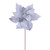 VIC-RG242907 - 20" Silver Velvet Razor 12" Flower, 4-Pack - Vickerman