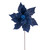 VIC-RG242931 - 20" Midnight Blue Velvet 12" Flower, 4-Pack - Vickerman