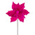 VIC-RG242970 - 20" Fuchsia Velvet Razor 12" Flower, 4-Pack - Vickerman