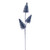VIC-RX230307 - 20" Silver Glitter Cone Tree Spray, 6-Pack - Vickerman