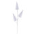 VIC-RX230311 - 20" White Glitter Cone Tree Spray, 6-Pack - Vickerman