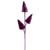 VIC-RX230370 - 20" Fuchsia Glitter Cone Tree Spray, 6-Pack - Vickerman